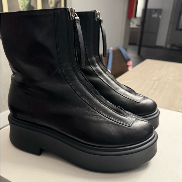 The Row Zip Platform Bootie - Picture 7 of 9